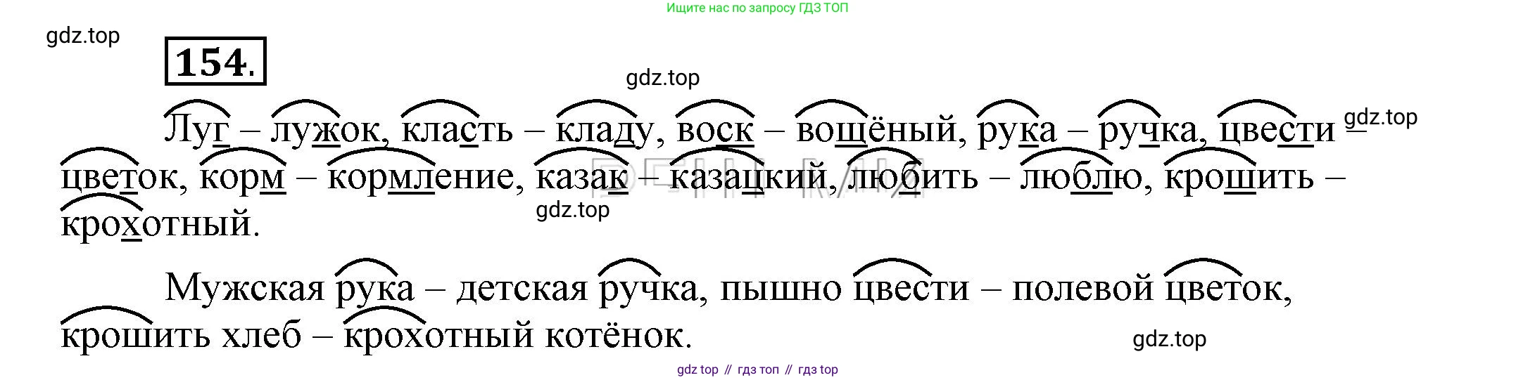 Русский язык, 6 класс Учебник, авторы: Быстрова Елена Александровна, Кибирёва Людмила Валентиновна, Гостева Юлия Николаевна, Антонова Евгения Станиславовна, издательство Русское слово, Москва, 2022, голубого цвета, Часть 1, страница 140, номер 154, Решение 2