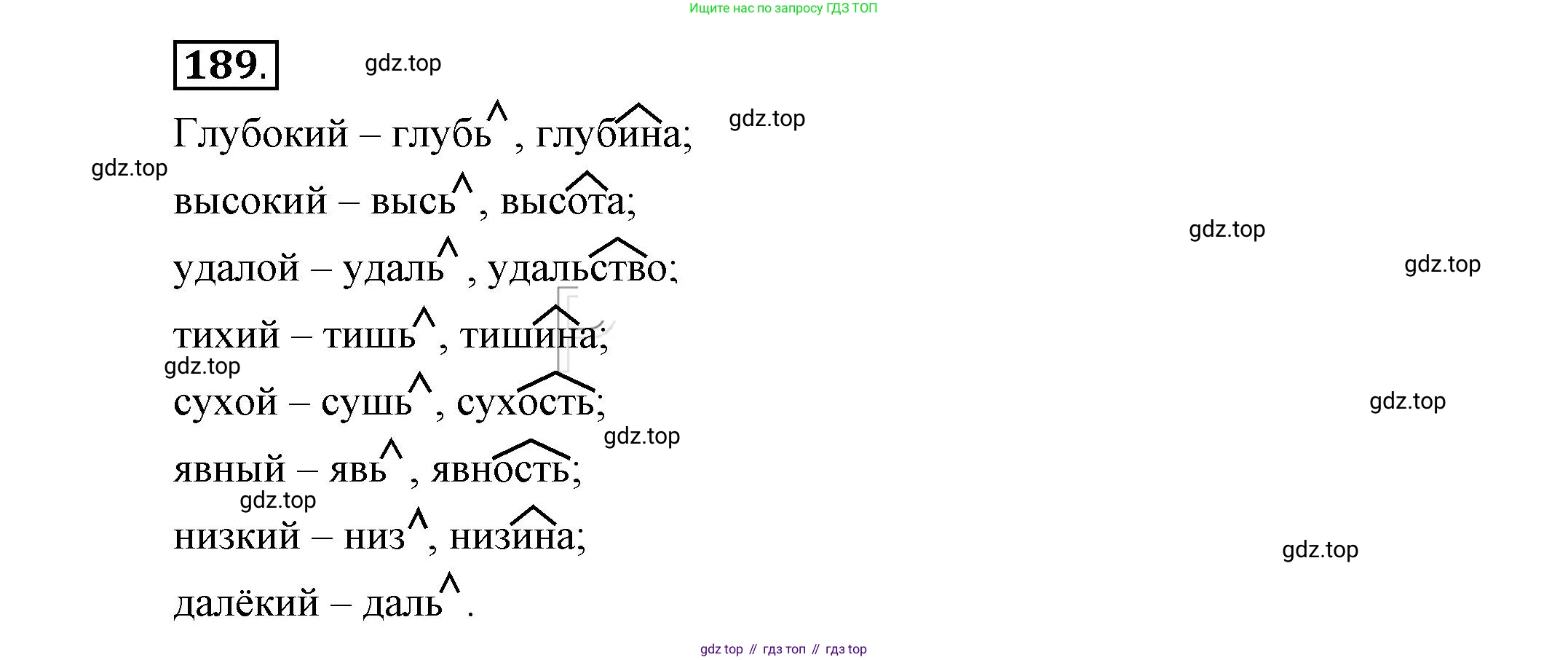 Русский язык, 6 класс Учебник, авторы: Быстрова Елена Александровна, Кибирёва Людмила Валентиновна, Гостева Юлия Николаевна, Антонова Евгения Станиславовна, издательство Русское слово, Москва, 2022, голубого цвета, Часть 1, страница 155, номер 189, Решение 2