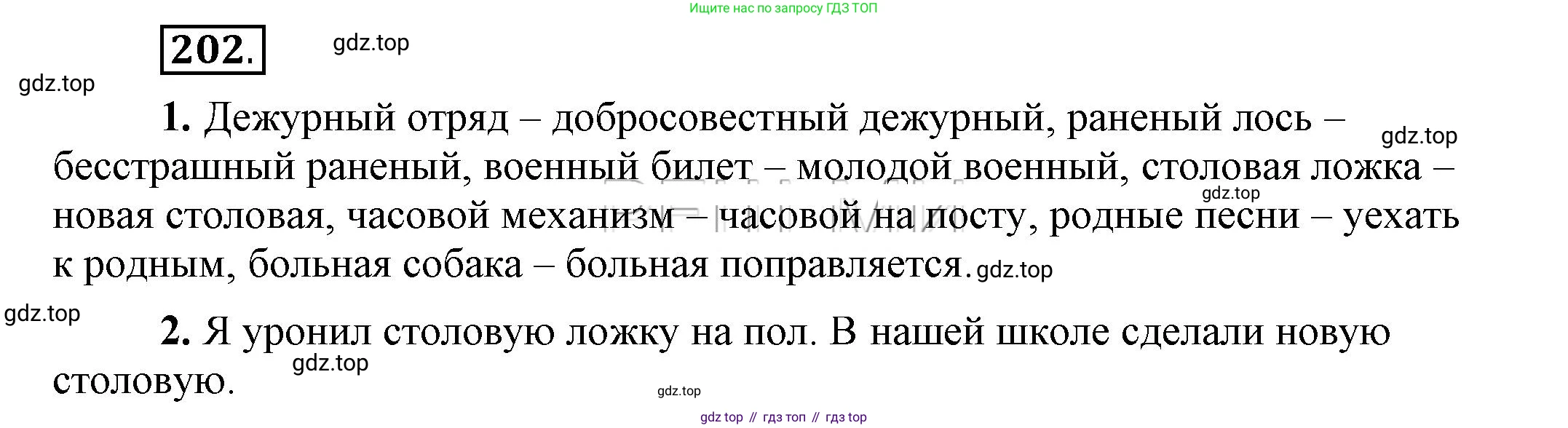 Русский язык, 6 класс Учебник, авторы: Быстрова Елена Александровна, Кибирёва Людмила Валентиновна, Гостева Юлия Николаевна, Антонова Евгения Станиславовна, издательство Русское слово, Москва, 2022, голубого цвета, Часть 1, страница 162, номер 202, Решение 2