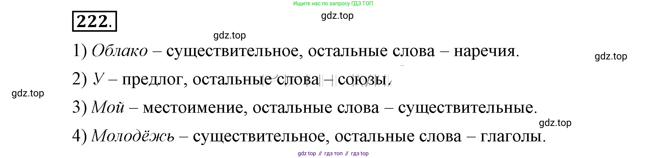 Русский язык, 6 класс Учебник, авторы: Быстрова Елена Александровна, Кибирёва Людмила Валентиновна, Гостева Юлия Николаевна, Антонова Евгения Станиславовна, издательство Русское слово, Москва, 2022, голубого цвета, Часть 1, страница 181, номер 222, Решение 2
