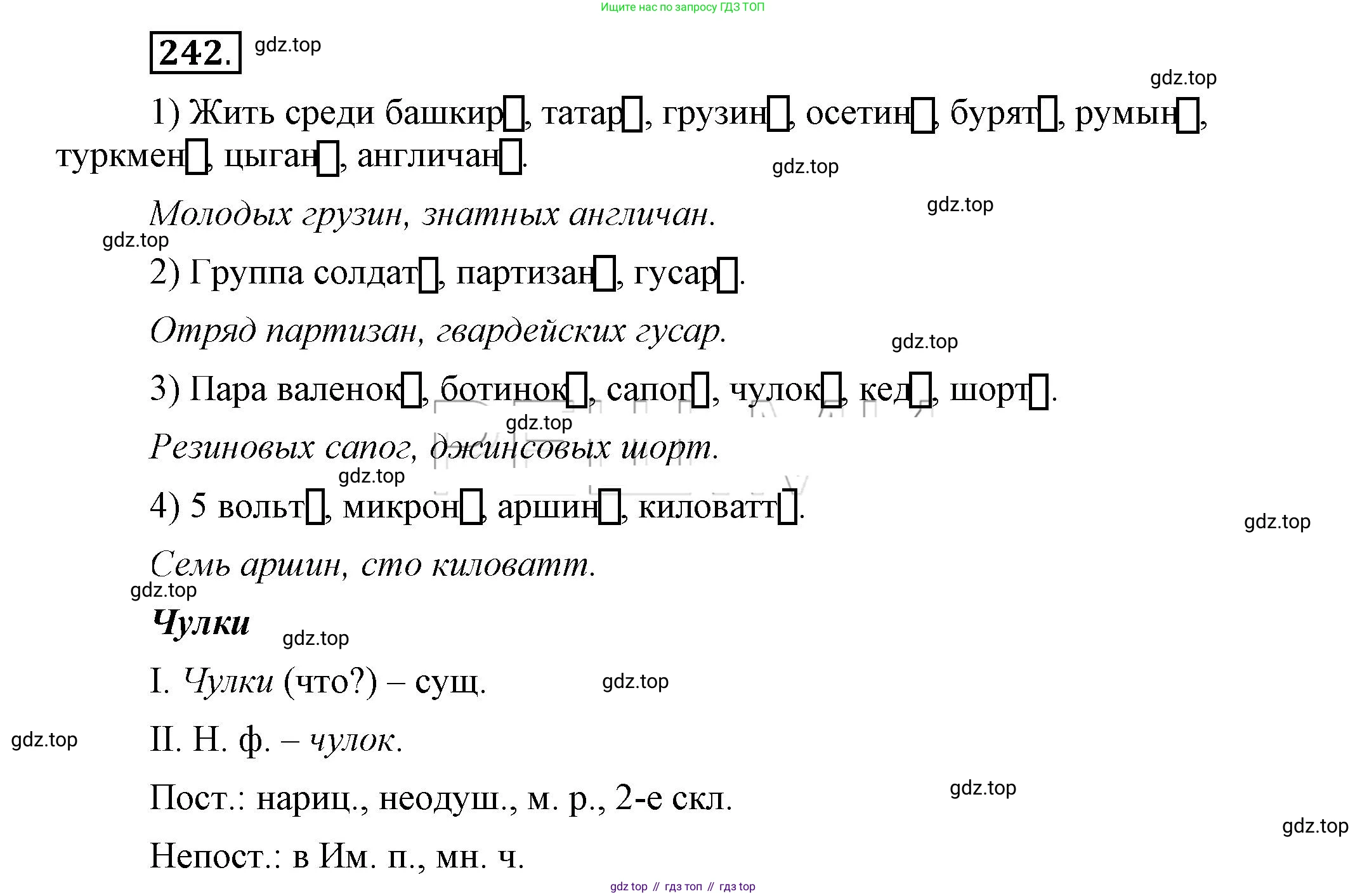 Русский язык, 6 класс Учебник, авторы: Быстрова Елена Александровна, Кибирёва Людмила Валентиновна, Гостева Юлия Николаевна, Антонова Евгения Станиславовна, издательство Русское слово, Москва, 2022, голубого цвета, Часть 1, страница 192, номер 242, Решение 2