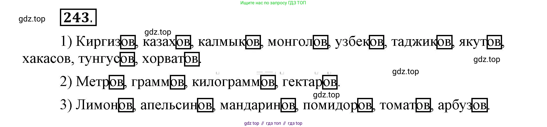 Русский язык, 6 класс Учебник, авторы: Быстрова Елена Александровна, Кибирёва Людмила Валентиновна, Гостева Юлия Николаевна, Антонова Евгения Станиславовна, издательство Русское слово, Москва, 2022, голубого цвета, Часть 1, страница 192, номер 243, Решение 2