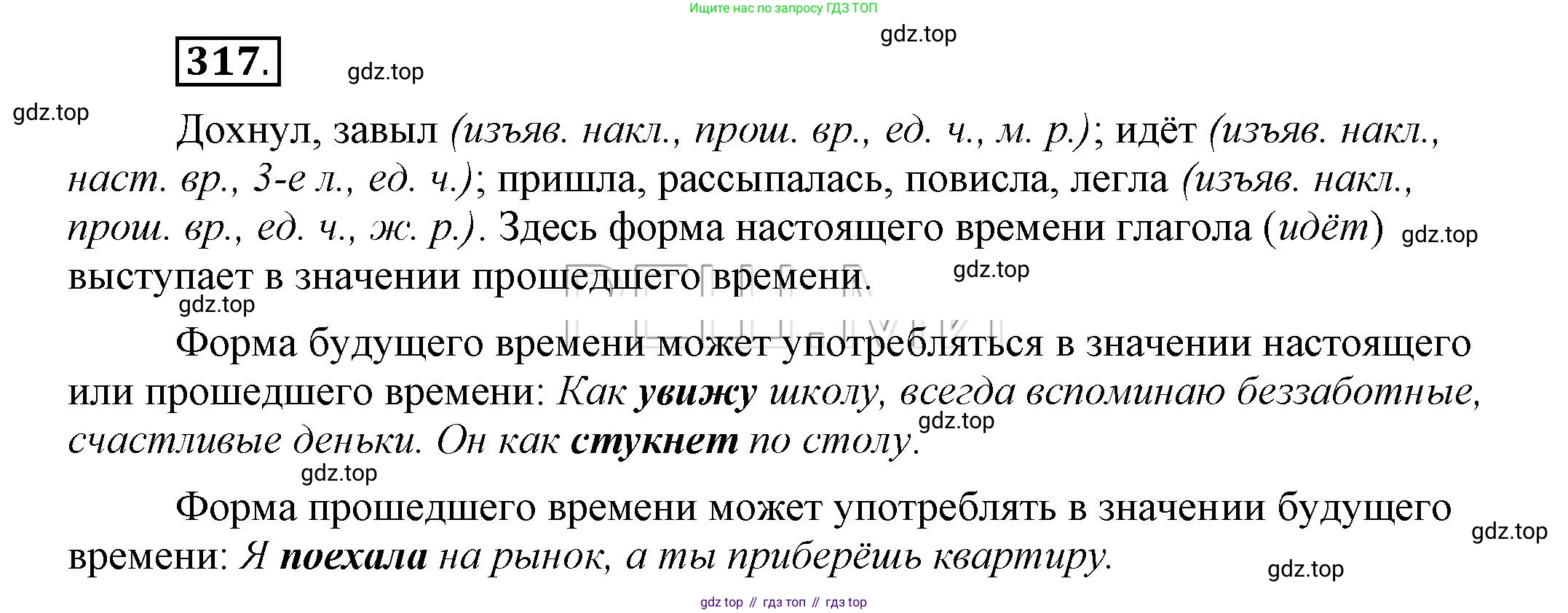 Русский язык, 6 класс Учебник, авторы: Быстрова Елена Александровна, Кибирёва Людмила Валентиновна, Гостева Юлия Николаевна, Антонова Евгения Станиславовна, издательство Русское слово, Москва, 2022, голубого цвета, Часть 1, страница 246, номер 317, Решение 2