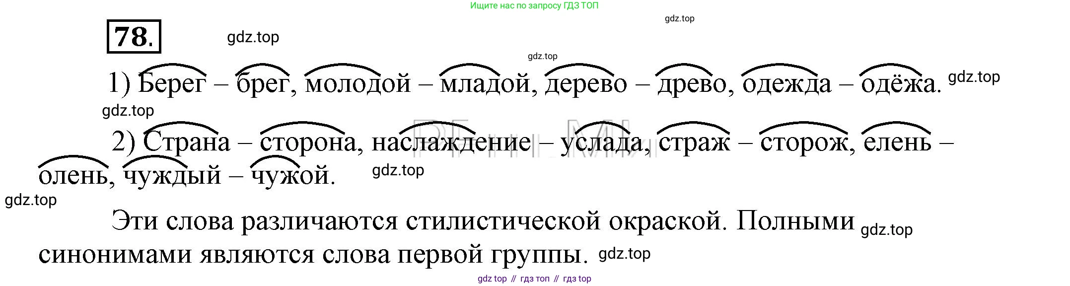 Русский язык, 6 класс Учебник, авторы: Быстрова Елена Александровна, Кибирёва Людмила Валентиновна, Гостева Юлия Николаевна, Антонова Евгения Станиславовна, издательство Русское слово, Москва, 2022, голубого цвета, Часть 1, страница 83, номер 78, Решение 2