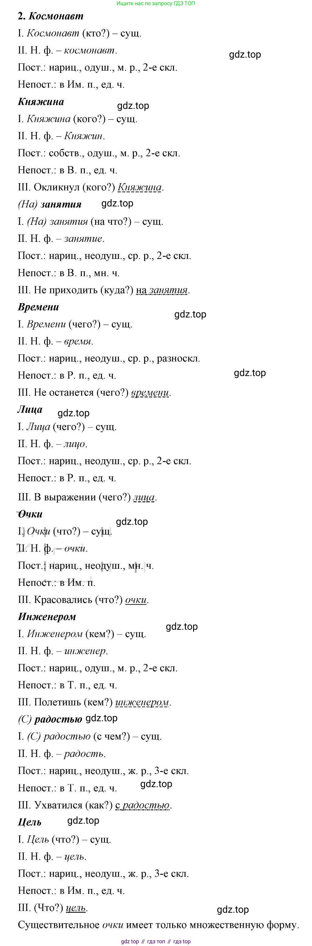 Русский язык, 6 класс Учебник, авторы: Быстрова Елена Александровна, Кибирёва Людмила Валентиновна, Гостева Юлия Николаевна, Антонова Евгения Станиславовна, издательство Русское слово, Москва, 2022, голубого цвета, Часть 1, страница 202, номер 2, Решение 2