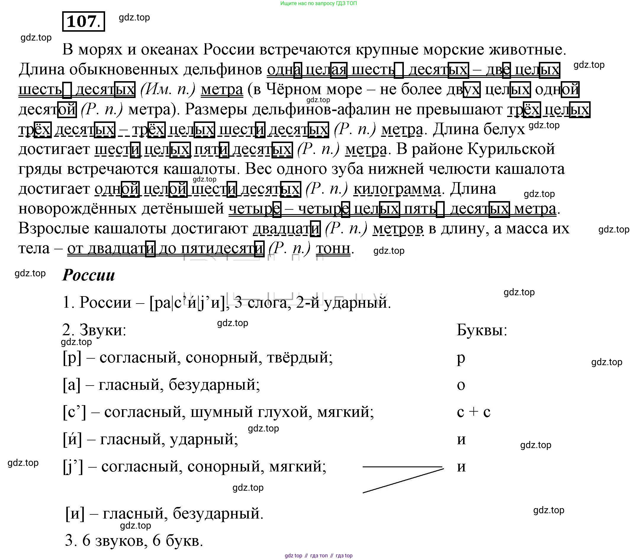 Русский язык, 6 класс Учебник, авторы: Быстрова Елена Александровна, Кибирёва Людмила Валентиновна, Гостева Юлия Николаевна, Антонова Евгения Станиславовна, издательство Русское слово, Москва, 2022, голубого цвета, Часть 2, страница 83, номер 107, Решение 2