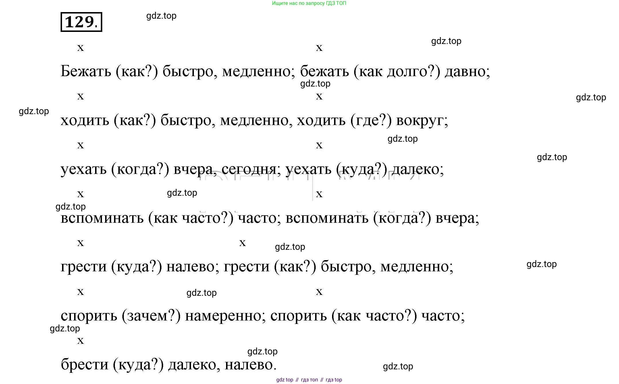 Русский язык, 6 класс Учебник, авторы: Быстрова Елена Александровна, Кибирёва Людмила Валентиновна, Гостева Юлия Николаевна, Антонова Евгения Станиславовна, издательство Русское слово, Москва, 2022, голубого цвета, Часть 2, страница 104, номер 129, Решение 2