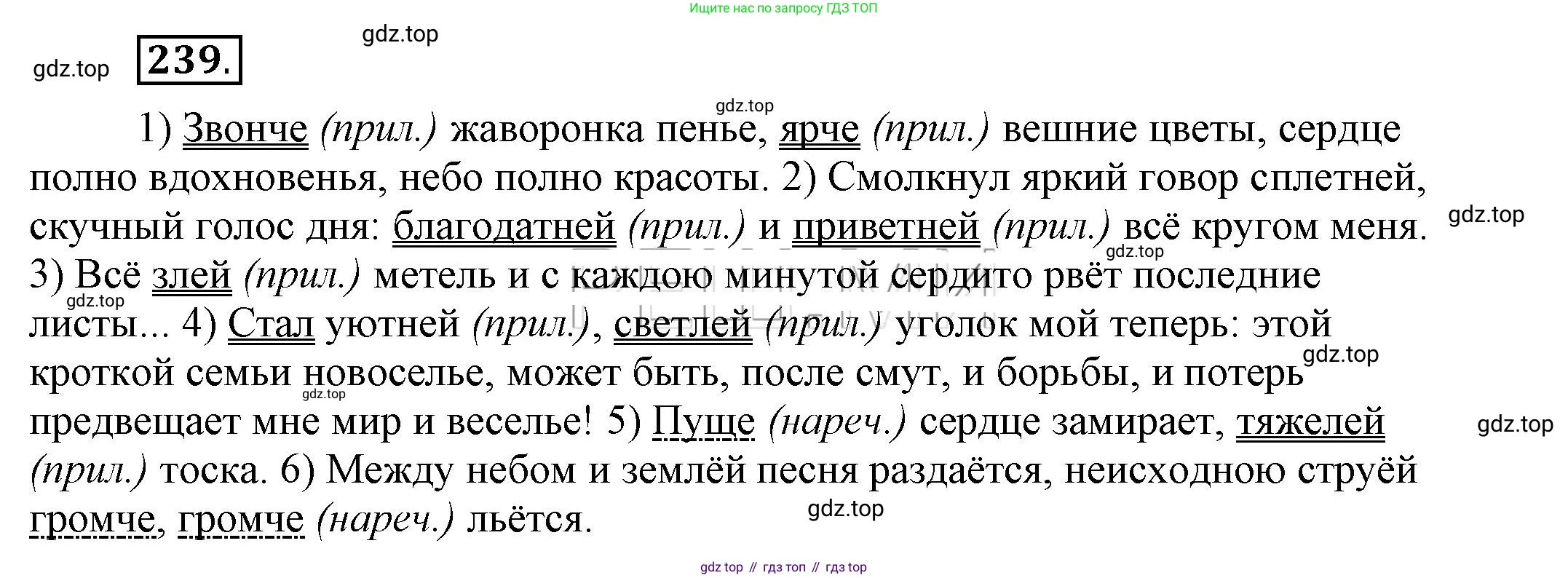 Русский язык, 6 класс Учебник, авторы: Быстрова Елена Александровна, Кибирёва Людмила Валентиновна, Гостева Юлия Николаевна, Антонова Евгения Станиславовна, издательство Русское слово, Москва, 2022, голубого цвета, Часть 2, страница 172, номер 239, Решение 2