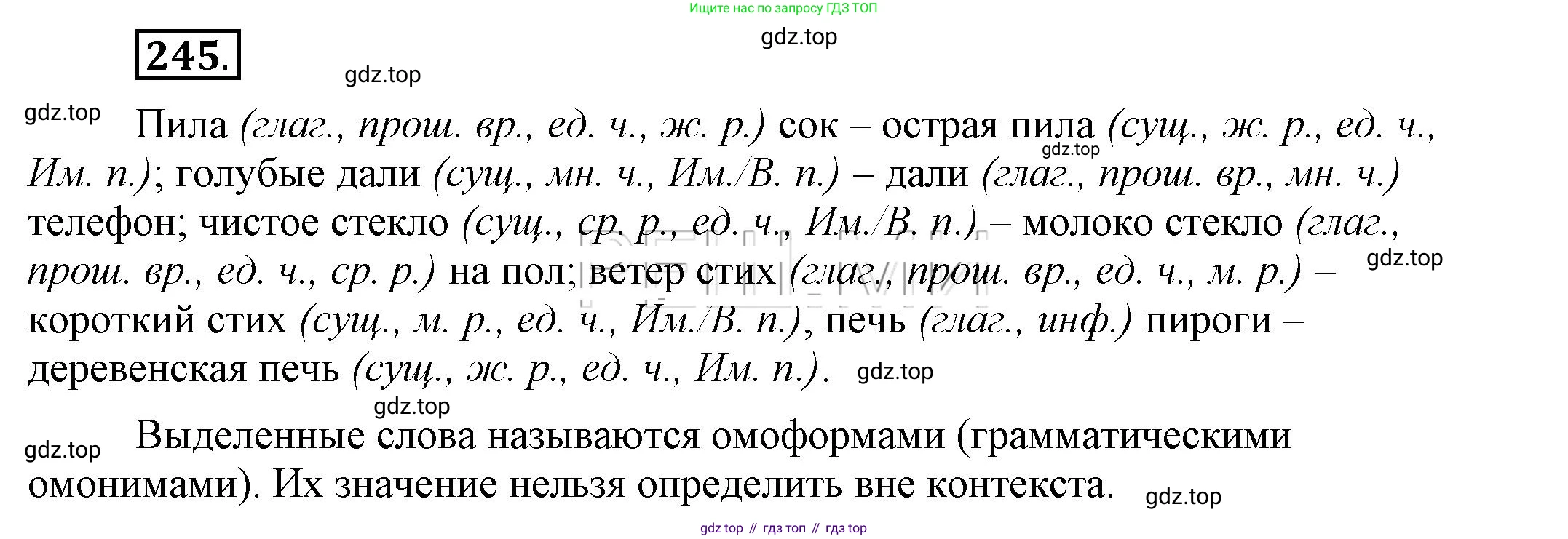 Русский язык, 6 класс Учебник, авторы: Быстрова Елена Александровна, Кибирёва Людмила Валентиновна, Гостева Юлия Николаевна, Антонова Евгения Станиславовна, издательство Русское слово, Москва, 2022, голубого цвета, Часть 2, страница 178, номер 245, Решение 2