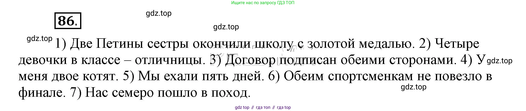 Русский язык, 6 класс Учебник, авторы: Быстрова Елена Александровна, Кибирёва Людмила Валентиновна, Гостева Юлия Николаевна, Антонова Евгения Станиславовна, издательство Русское слово, Москва, 2022, голубого цвета, Часть 2, страница 68, номер 86, Решение 2