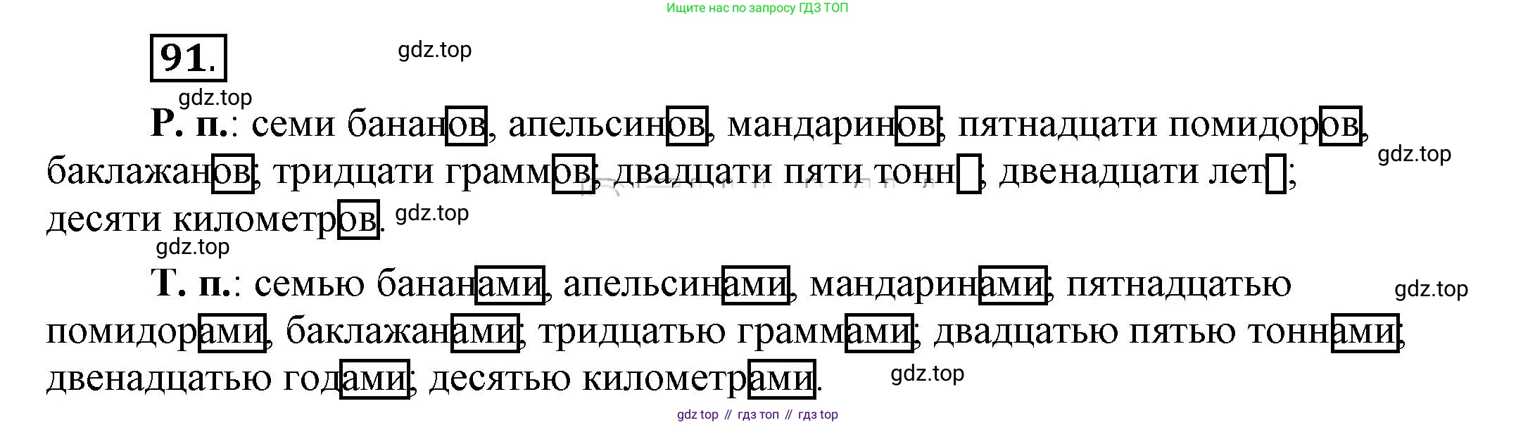 Русский язык, 6 класс Учебник, авторы: Быстрова Елена Александровна, Кибирёва Людмила Валентиновна, Гостева Юлия Николаевна, Антонова Евгения Станиславовна, издательство Русское слово, Москва, 2022, голубого цвета, Часть 2, страница 74, номер 91, Решение 2