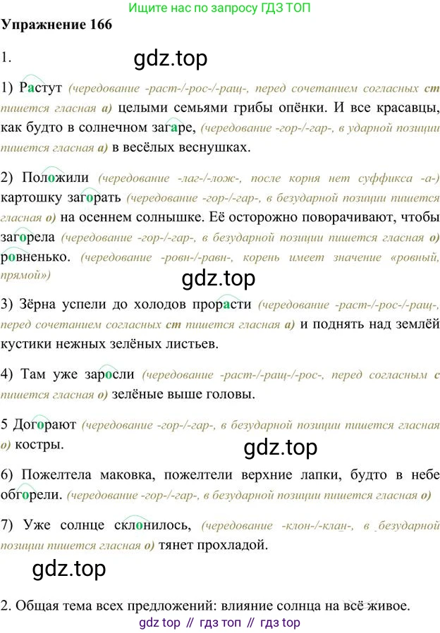 Русский язык, 6 класс Учебник, авторы: Быстрова Елена Александровна, Кибирёва Людмила Валентиновна, Гостева Юлия Николаевна, Антонова Евгения Станиславовна, издательство Русское слово, Москва, 2022, голубого цвета, Часть 1, страница 145, номер 166, Решение 3