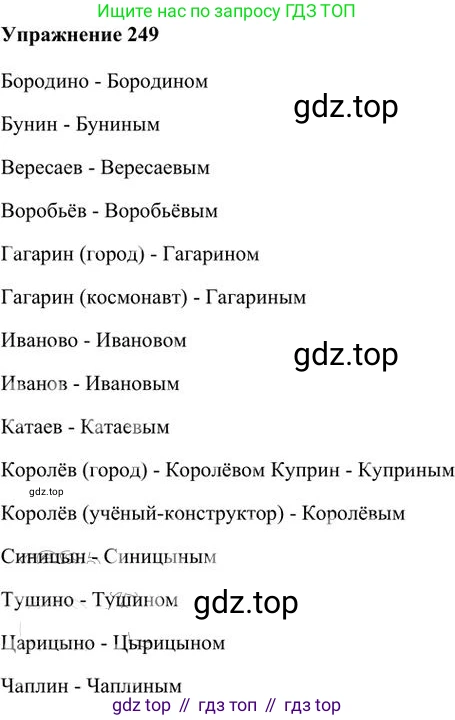 Русский язык, 6 класс Учебник, авторы: Быстрова Елена Александровна, Кибирёва Людмила Валентиновна, Гостева Юлия Николаевна, Антонова Евгения Станиславовна, издательство Русское слово, Москва, 2022, голубого цвета, Часть 1, страница 195, номер 249, Решение 3