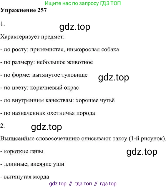 Русский язык, 6 класс Учебник, авторы: Быстрова Елена Александровна, Кибирёва Людмила Валентиновна, Гостева Юлия Николаевна, Антонова Евгения Станиславовна, издательство Русское слово, Москва, 2022, голубого цвета, Часть 1, страница 205, номер 257, Решение 3