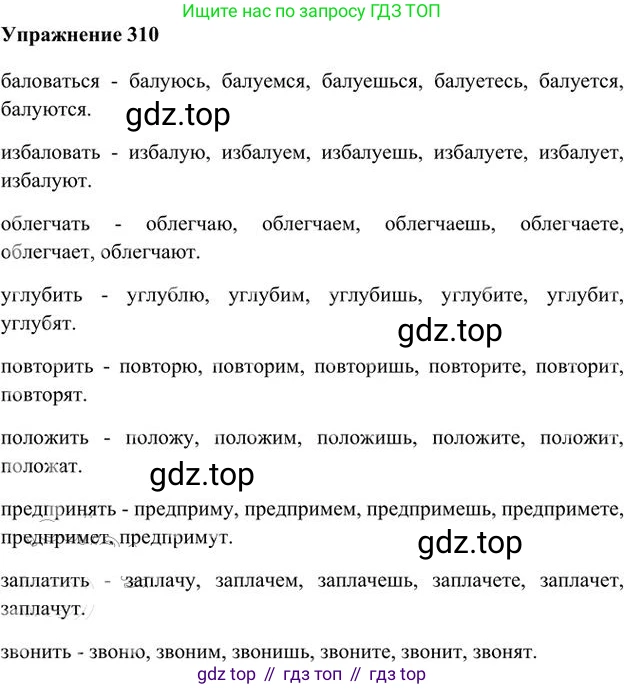 Русский язык, 6 класс Учебник, авторы: Быстрова Елена Александровна, Кибирёва Людмила Валентиновна, Гостева Юлия Николаевна, Антонова Евгения Станиславовна, издательство Русское слово, Москва, 2022, голубого цвета, Часть 1, страница 242, номер 310, Решение 3