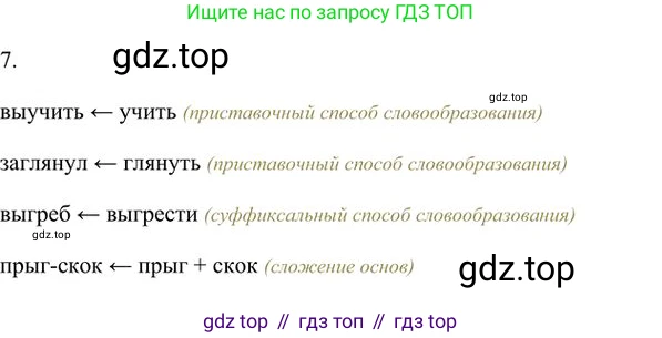 Русский язык, 6 класс Учебник, авторы: Быстрова Елена Александровна, Кибирёва Людмила Валентиновна, Гостева Юлия Николаевна, Антонова Евгения Станиславовна, издательство Русское слово, Москва, 2022, голубого цвета, Часть 1, страница 252, номер 7, Решение 3
