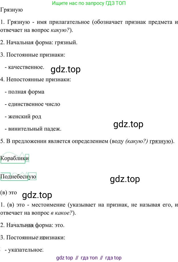 Русский язык, 6 класс Учебник, авторы: Быстрова Елена Александровна, Кибирёва Людмила Валентиновна, Гостева Юлия Николаевна, Антонова Евгения Станиславовна, издательство Русское слово, Москва, 2022, голубого цвета, Часть 2, страница 178, номер 244, Решение 3 (продолжение 4)