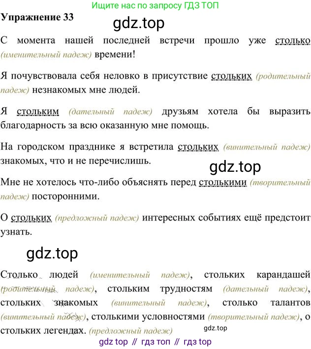 Русский язык, 6 класс Учебник, авторы: Быстрова Елена Александровна, Кибирёва Людмила Валентиновна, Гостева Юлия Николаевна, Антонова Евгения Станиславовна, издательство Русское слово, Москва, 2022, голубого цвета, Часть 2, страница 30, номер 33, Решение 3