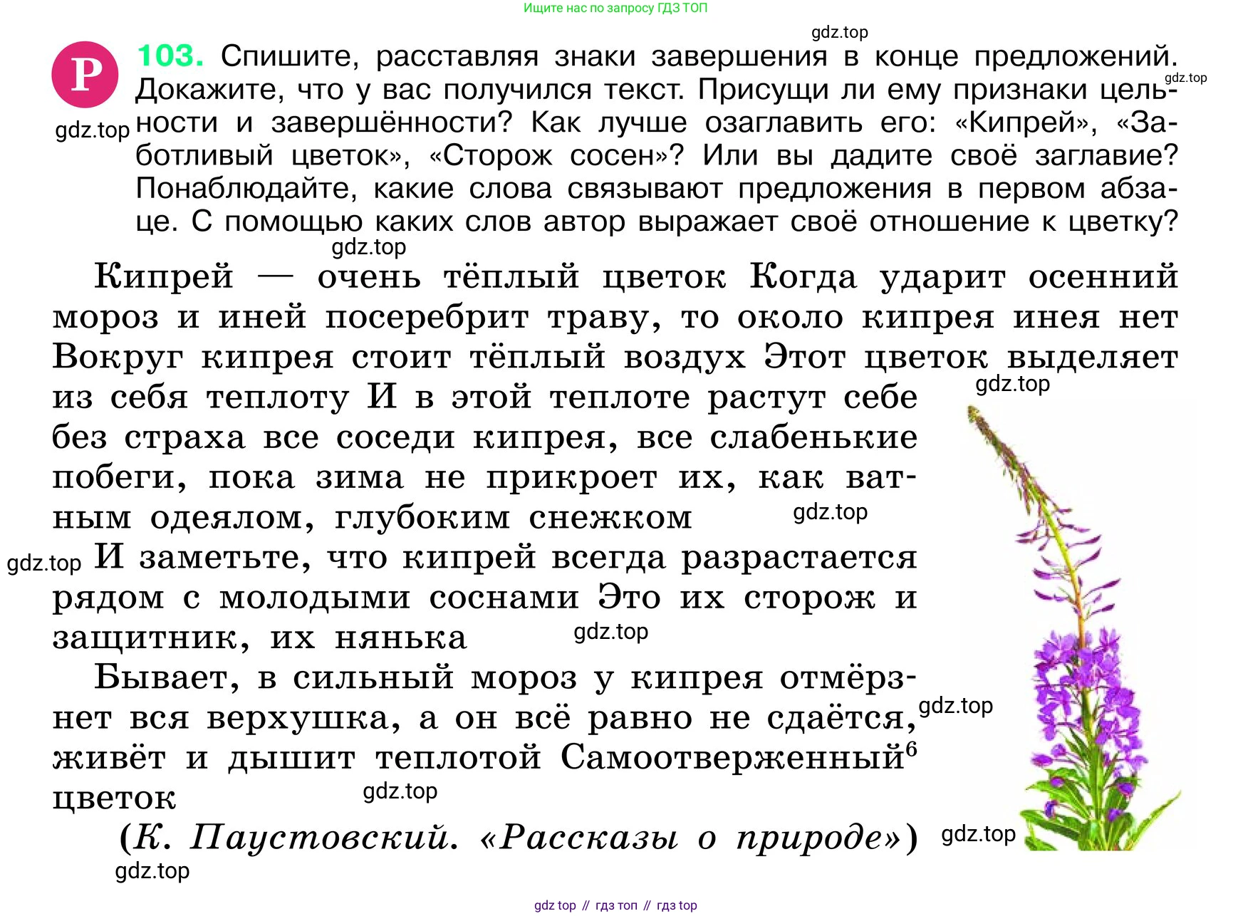 ГДЗ Русский язык, 6 класс Учебник, авторы: Баранов Михаил Трофимович, Ладыженская Таиса Алексеевна, Тростенцова Лидия Александровна, Ладыженская Наталия Вениаминовна, Дейкина Алевтина Дмитриевна, Антонова Любовь Геннадиевна, Григорян Лариса Трофимовна, Кулибаба Иван Иванович, издательство Просвещение, Москва, 2023, салатового цвета, Часть 1, страница 53, номер 103, Условие 2024