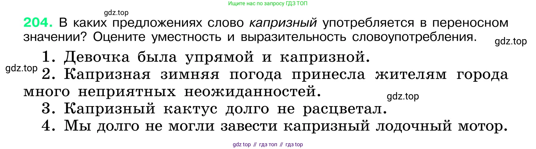 ГДЗ Русский язык, 6 класс Учебник, авторы: Баранов Михаил Трофимович, Ладыженская Таиса Алексеевна, Тростенцова Лидия Александровна, Ладыженская Наталия Вениаминовна, Дейкина Алевтина Дмитриевна, Антонова Любовь Геннадиевна, Григорян Лариса Трофимовна, Кулибаба Иван Иванович, издательство Просвещение, Москва, 2023, салатового цвета, Часть 1, страница 107, номер 204, Условие 2024