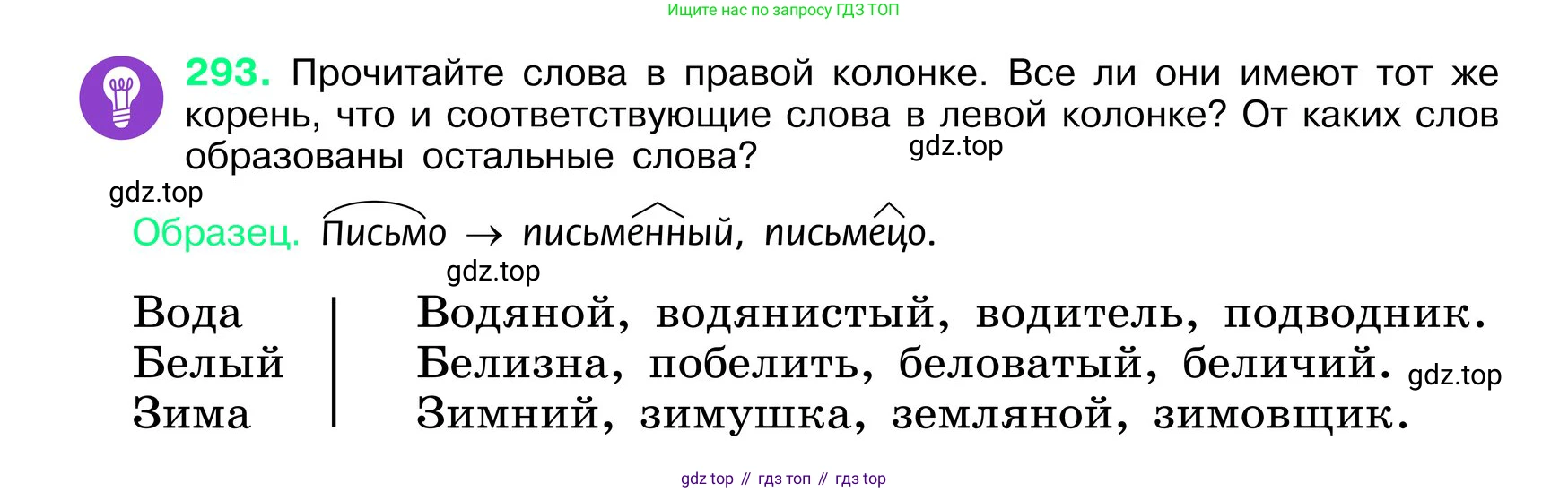 ГДЗ Русский язык, 6 класс Учебник, авторы: Баранов Михаил Трофимович, Ладыженская Таиса Алексеевна, Тростенцова Лидия Александровна, Ладыженская Наталия Вениаминовна, Дейкина Алевтина Дмитриевна, Антонова Любовь Геннадиевна, Григорян Лариса Трофимовна, Кулибаба Иван Иванович, издательство Просвещение, Москва, 2023, салатового цвета, Часть 1, страница 153, номер 293, Условие 2024