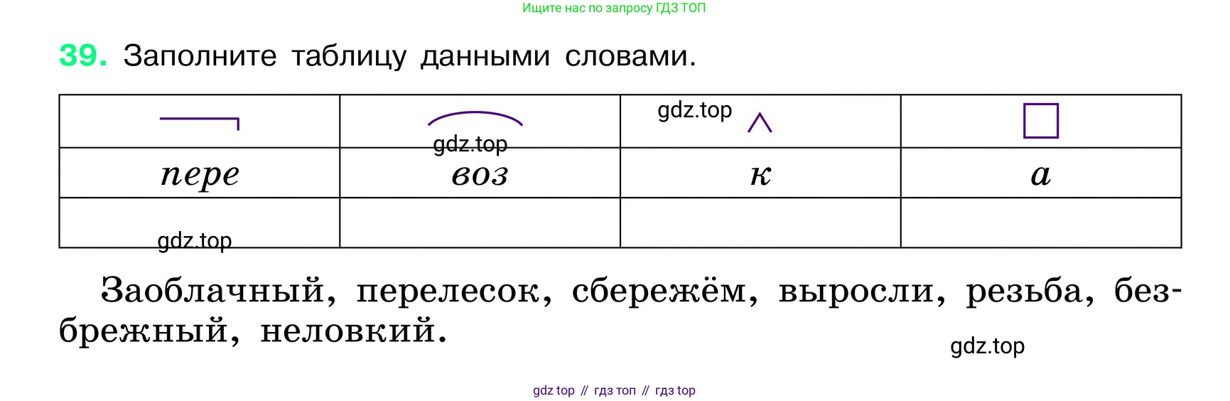 ГДЗ Русский язык, 6 класс Учебник, авторы: Баранов Михаил Трофимович, Ладыженская Таиса Алексеевна, Тростенцова Лидия Александровна, Ладыженская Наталия Вениаминовна, Дейкина Алевтина Дмитриевна, Антонова Любовь Геннадиевна, Григорян Лариса Трофимовна, Кулибаба Иван Иванович, издательство Просвещение, Москва, 2023, салатового цвета, Часть 1, страница 19, номер 39, Условие 2024