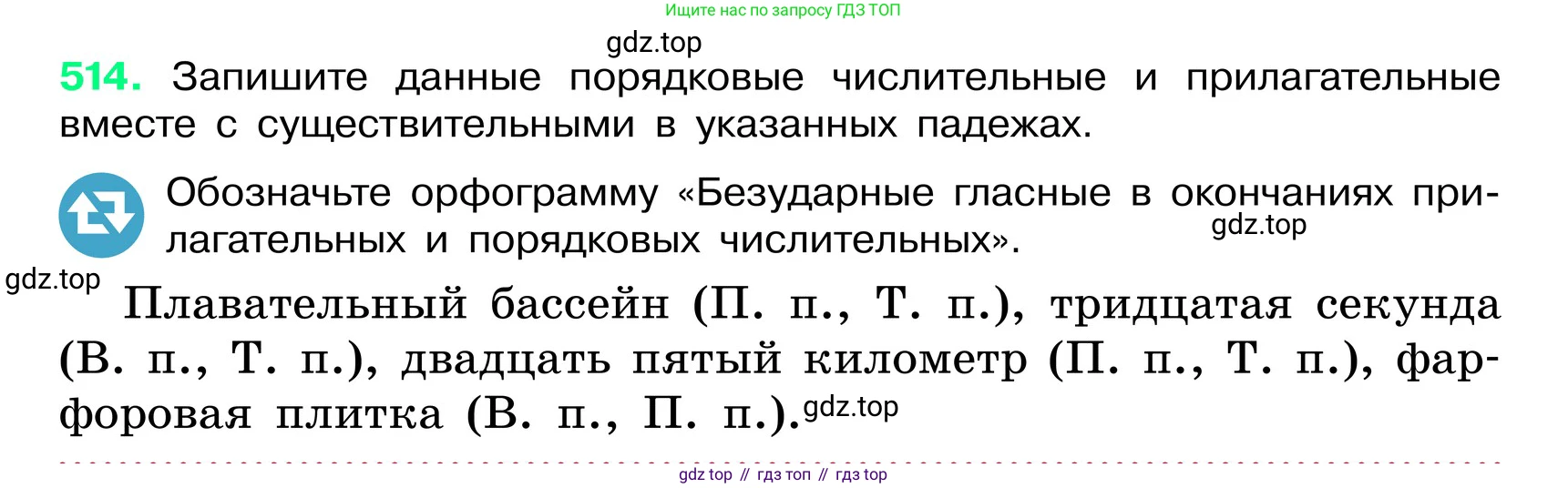 ГДЗ Русский язык, 6 класс Учебник, авторы: Баранов Михаил Трофимович, Ладыженская Таиса Алексеевна, Тростенцова Лидия Александровна, Ладыженская Наталия Вениаминовна, Дейкина Алевтина Дмитриевна, Антонова Любовь Геннадиевна, Григорян Лариса Трофимовна, Кулибаба Иван Иванович, издательство Просвещение, Москва, 2023, салатового цвета, Часть 2, страница 57, номер 514, Условие 2024