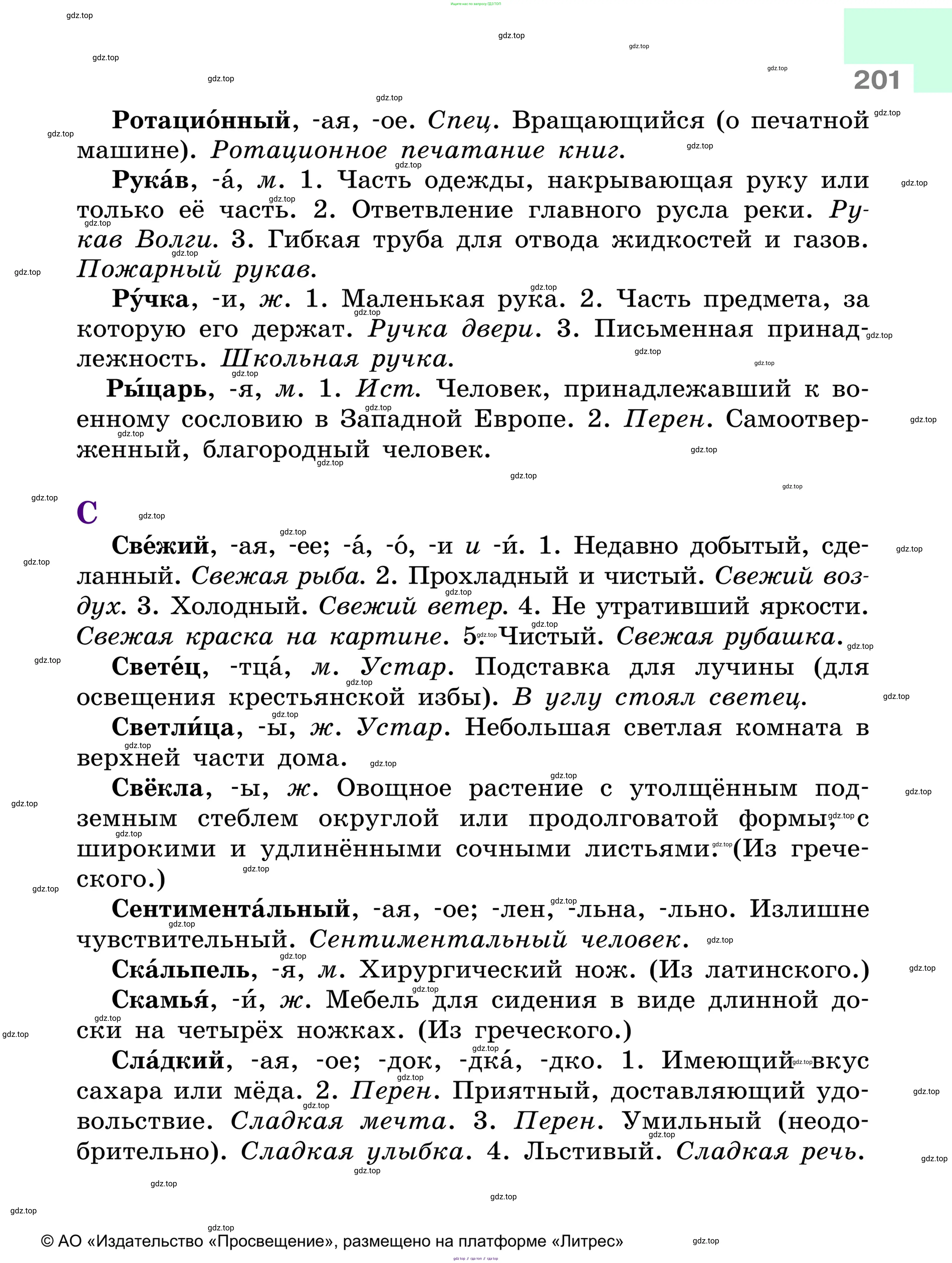 Русский язык, 6 класс Учебник, авторы: Баранов Михаил Трофимович, Ладыженская Таиса Алексеевна, Тростенцова Лидия Александровна, Ладыженская Наталия Вениаминовна, Дейкина Алевтина Дмитриевна, Антонова Любовь Геннадиевна, Григорян Лариса Трофимовна, Кулибаба Иван Иванович, издательство Просвещение, Москва, 2023, салатового цвета, Часть 1, страница 201