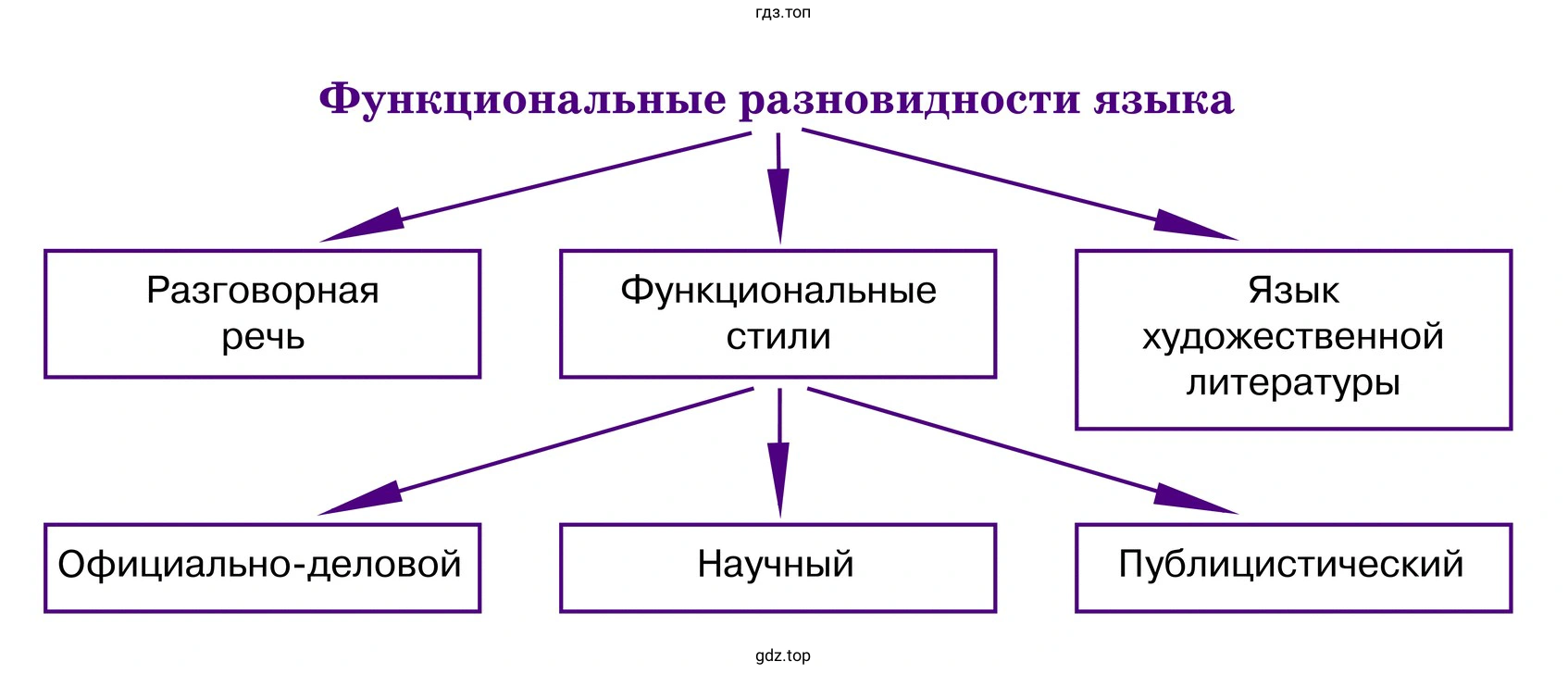 В каких ситуациях используются известные вам функциональные разновидности языка?