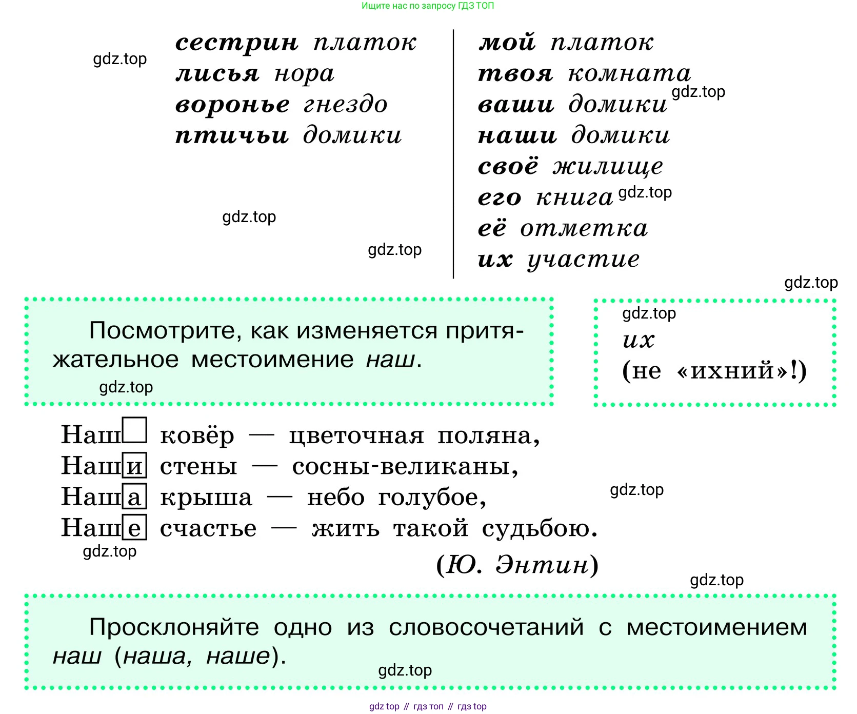 ГДЗ Русский язык, 6 класс Учебник, авторы: Баранов Михаил Трофимович, Ладыженская Таиса Алексеевна, Тростенцова Лидия Александровна, Ладыженская Наталия Вениаминовна, Дейкина Алевтина Дмитриевна, Антонова Любовь Геннадиевна, Григорян Лариса Трофимовна, Кулибаба Иван Иванович, издательство Просвещение, Москва, 2023, салатового цвета, Часть 2, страница 98, Условие 2024 (продолжение 2)