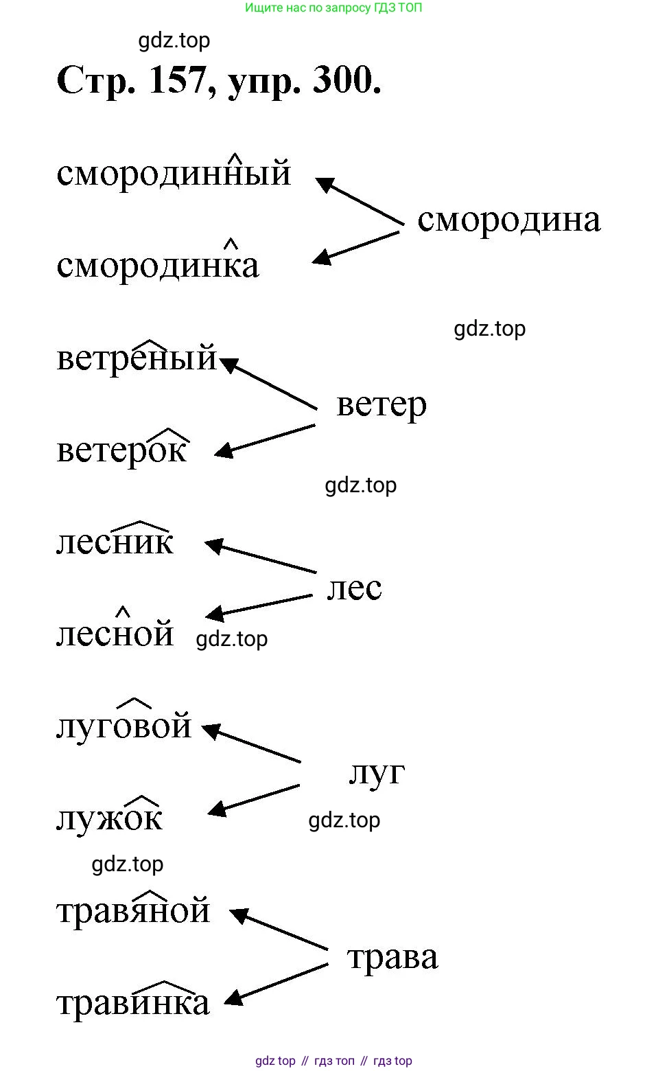 ГДЗ Русский язык, 6 класс Учебник, авторы: Баранов Михаил Трофимович, Ладыженская Таиса Алексеевна, Тростенцова Лидия Александровна, Ладыженская Наталия Вениаминовна, Дейкина Алевтина Дмитриевна, Антонова Любовь Геннадиевна, Григорян Лариса Трофимовна, Кулибаба Иван Иванович, издательство Просвещение, Москва, 2023, салатового цвета, Часть 1, страница 157, номер 300, Решение 1