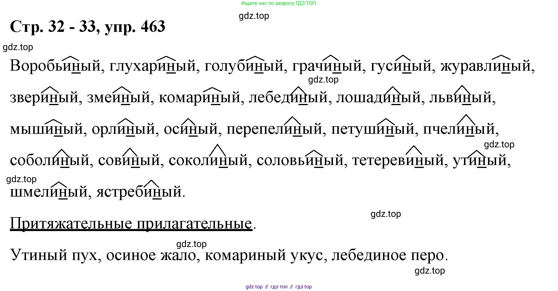 ГДЗ Русский язык, 6 класс Учебник, авторы: Баранов Михаил Трофимович, Ладыженская Таиса Алексеевна, Тростенцова Лидия Александровна, Ладыженская Наталия Вениаминовна, Дейкина Алевтина Дмитриевна, Антонова Любовь Геннадиевна, Григорян Лариса Трофимовна, Кулибаба Иван Иванович, издательство Просвещение, Москва, 2023, салатового цвета, Часть 2, страница 32, номер 463, Решение 1