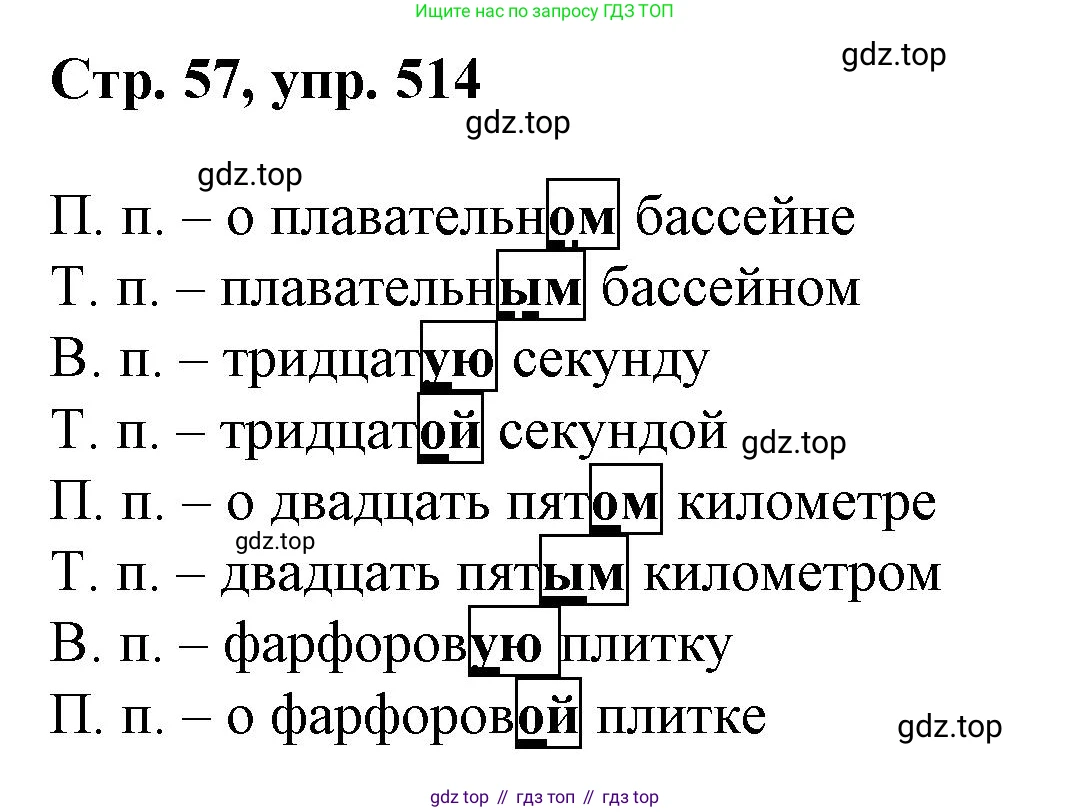 ГДЗ Русский язык, 6 класс Учебник, авторы: Баранов Михаил Трофимович, Ладыженская Таиса Алексеевна, Тростенцова Лидия Александровна, Ладыженская Наталия Вениаминовна, Дейкина Алевтина Дмитриевна, Антонова Любовь Геннадиевна, Григорян Лариса Трофимовна, Кулибаба Иван Иванович, издательство Просвещение, Москва, 2023, салатового цвета, Часть 2, страница 57, номер 514, Решение 1