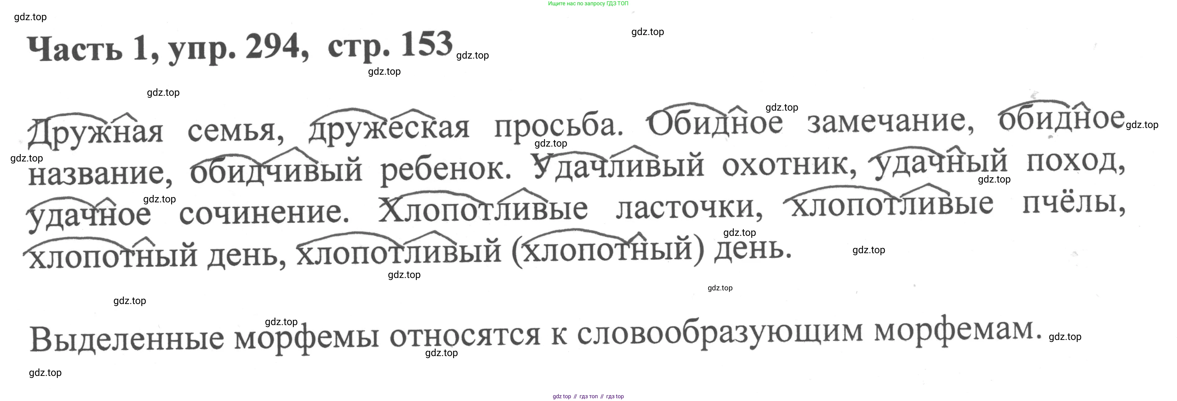 ГДЗ Русский язык, 6 класс Учебник, авторы: Баранов Михаил Трофимович, Ладыженская Таиса Алексеевна, Тростенцова Лидия Александровна, Ладыженская Наталия Вениаминовна, Дейкина Алевтина Дмитриевна, Антонова Любовь Геннадиевна, Григорян Лариса Трофимовна, Кулибаба Иван Иванович, издательство Просвещение, Москва, 2023, салатового цвета, Часть 1, страница 153, номер 294, Решение 2