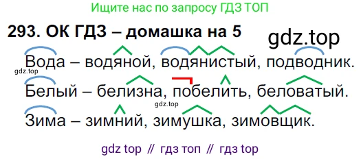 ГДЗ Русский язык, 6 класс Учебник, авторы: Баранов Михаил Трофимович, Ладыженская Таиса Алексеевна, Тростенцова Лидия Александровна, Ладыженская Наталия Вениаминовна, Дейкина Алевтина Дмитриевна, Антонова Любовь Геннадиевна, Григорян Лариса Трофимовна, Кулибаба Иван Иванович, издательство Просвещение, Москва, 2023, салатового цвета, Часть 1, страница 153, номер 293, Решение 3