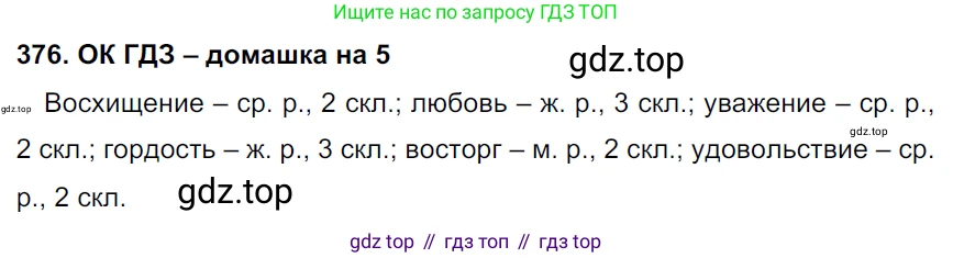 ГДЗ Русский язык, 6 класс Учебник, авторы: Баранов Михаил Трофимович, Ладыженская Таиса Алексеевна, Тростенцова Лидия Александровна, Ладыженская Наталия Вениаминовна, Дейкина Алевтина Дмитриевна, Антонова Любовь Геннадиевна, Григорян Лариса Трофимовна, Кулибаба Иван Иванович, издательство Просвещение, Москва, 2023, салатового цвета, Часть 1, страница 190, номер 376, Решение 3