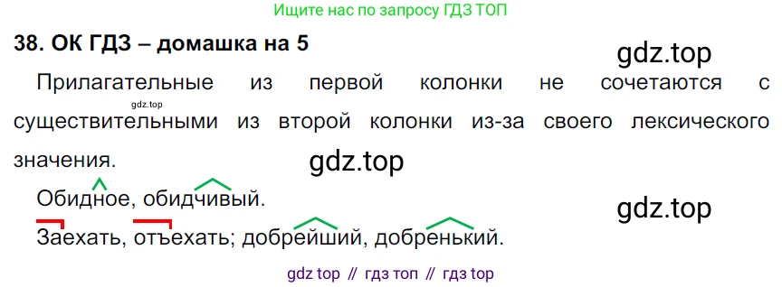 ГДЗ Русский язык, 6 класс Учебник, авторы: Баранов Михаил Трофимович, Ладыженская Таиса Алексеевна, Тростенцова Лидия Александровна, Ладыженская Наталия Вениаминовна, Дейкина Алевтина Дмитриевна, Антонова Любовь Геннадиевна, Григорян Лариса Трофимовна, Кулибаба Иван Иванович, издательство Просвещение, Москва, 2023, салатового цвета, Часть 1, страница 19, номер 38, Решение 3