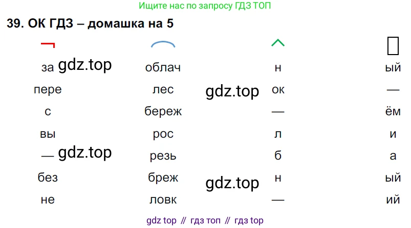 ГДЗ Русский язык, 6 класс Учебник, авторы: Баранов Михаил Трофимович, Ладыженская Таиса Алексеевна, Тростенцова Лидия Александровна, Ладыженская Наталия Вениаминовна, Дейкина Алевтина Дмитриевна, Антонова Любовь Геннадиевна, Григорян Лариса Трофимовна, Кулибаба Иван Иванович, издательство Просвещение, Москва, 2023, салатового цвета, Часть 1, страница 19, номер 39, Решение 3