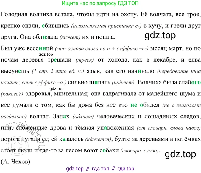 ГДЗ Русский язык, 6 класс Учебник, авторы: Баранов Михаил Трофимович, Ладыженская Таиса Алексеевна, Тростенцова Лидия Александровна, Ладыженская Наталия Вениаминовна, Дейкина Алевтина Дмитриевна, Антонова Любовь Геннадиевна, Григорян Лариса Трофимовна, Кулибаба Иван Иванович, издательство Просвещение, Москва, 2023, салатового цвета, Часть 2, страница 164, номер 725, Решение 5