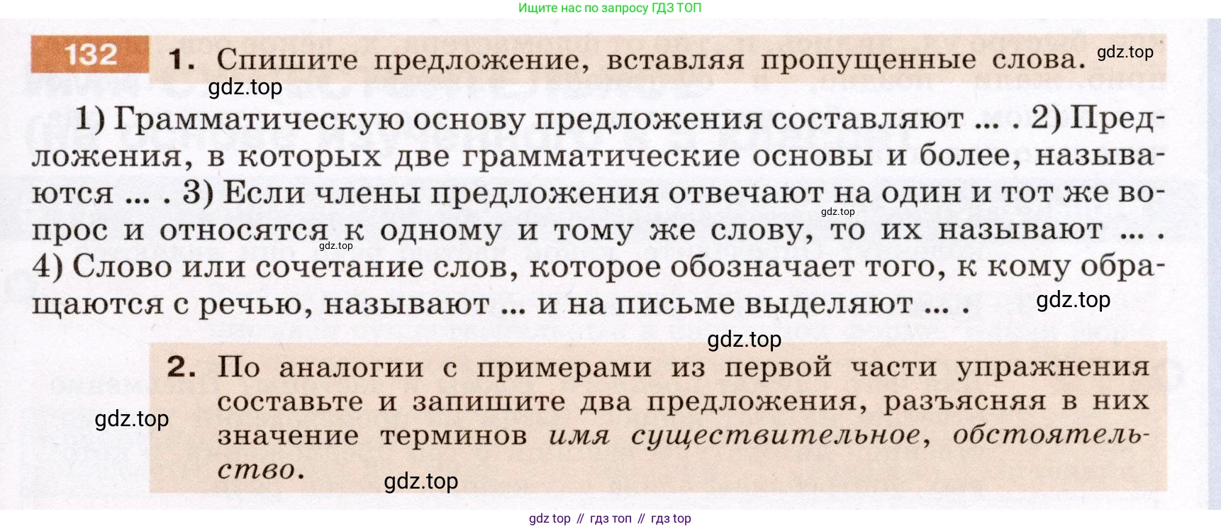 ГДЗ Русский язык, 6 класс Учебник, авторы: Разумовская Маргарита Михайловна, Львова Светлана Ивановна, Капинос Валентина Ивановна, Львов Валентин Витальевич, издательство Просвещение, Москва, 2019 - 2022, белого цвета, Часть 1, страница 55, номер 132, Условие