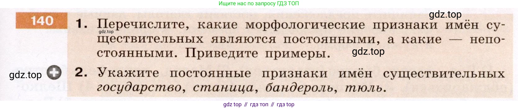 ГДЗ Русский язык, 6 класс Учебник, авторы: Разумовская Маргарита Михайловна, Львова Светлана Ивановна, Капинос Валентина Ивановна, Львов Валентин Витальевич, издательство Просвещение, Москва, 2019 - 2022, белого цвета, Часть 1, страница 57, номер 140, Условие