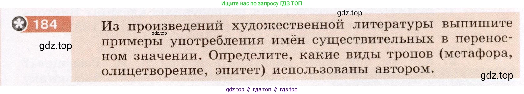 ГДЗ Русский язык, 6 класс Учебник, авторы: Разумовская Маргарита Михайловна, Львова Светлана Ивановна, Капинос Валентина Ивановна, Львов Валентин Витальевич, издательство Просвещение, Москва, 2019 - 2022, белого цвета, Часть 1, страница 71, номер 184, Условие