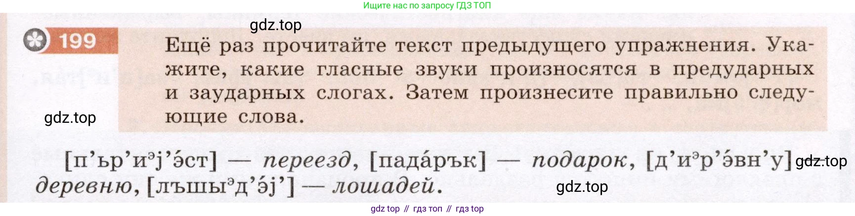 ГДЗ Русский язык, 6 класс Учебник, авторы: Разумовская Маргарита Михайловна, Львова Светлана Ивановна, Капинос Валентина Ивановна, Львов Валентин Витальевич, издательство Просвещение, Москва, 2019 - 2022, белого цвета, Часть 1, страница 77, номер 199, Условие