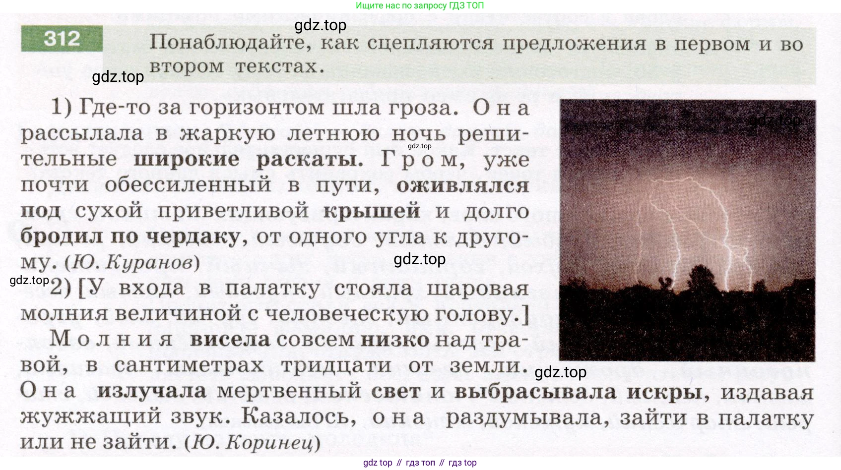 ГДЗ Русский язык, 6 класс Учебник, авторы: Разумовская Маргарита Михайловна, Львова Светлана Ивановна, Капинос Валентина Ивановна, Львов Валентин Витальевич, издательство Просвещение, Москва, 2019 - 2022, белого цвета, Часть 1, страница 116, номер 312, Условие
