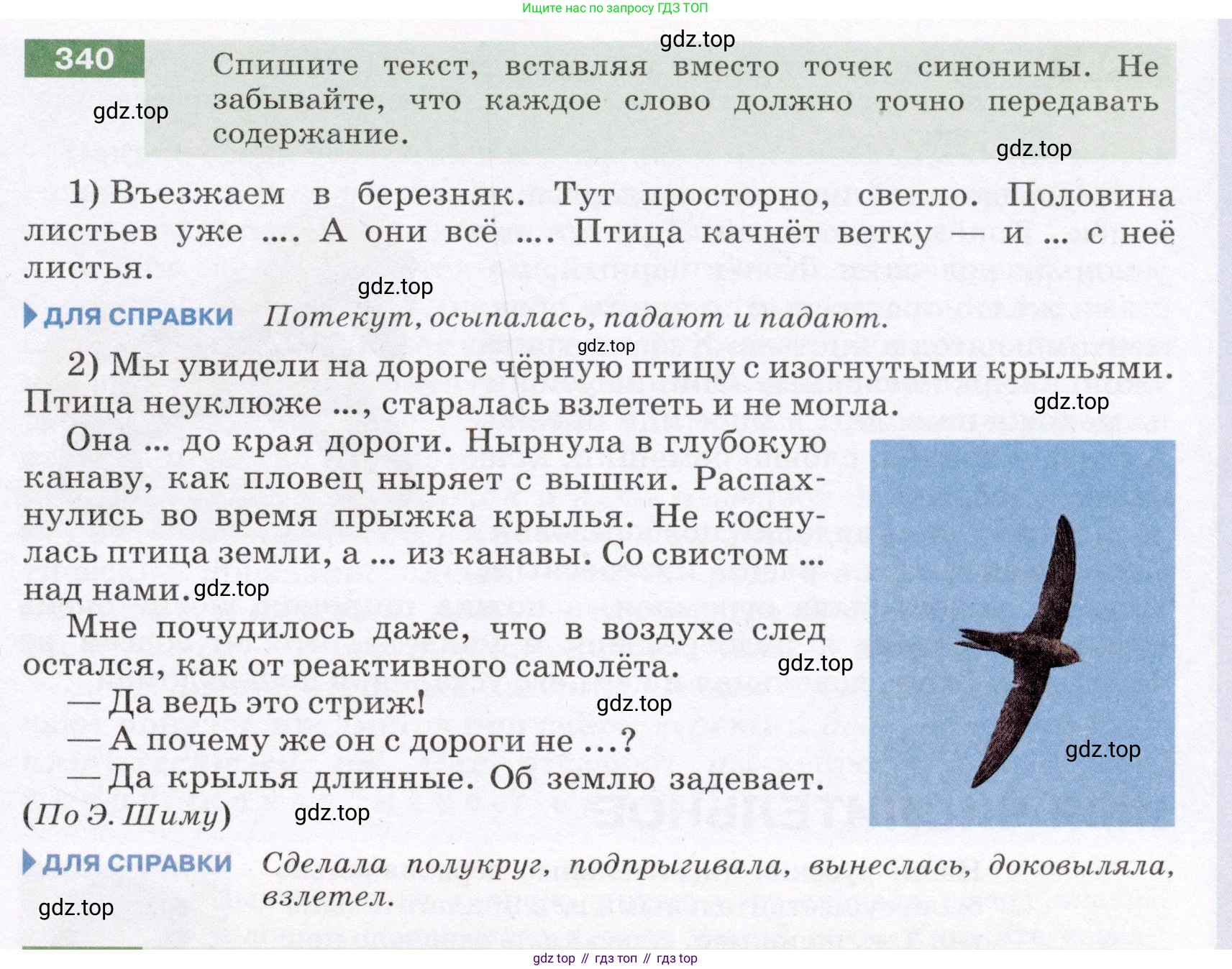 ГДЗ Русский язык, 6 класс Учебник, авторы: Разумовская Маргарита Михайловна, Львова Светлана Ивановна, Капинос Валентина Ивановна, Львов Валентин Витальевич, издательство Просвещение, Москва, 2019 - 2022, белого цвета, Часть 1, страница 125, номер 340, Условие