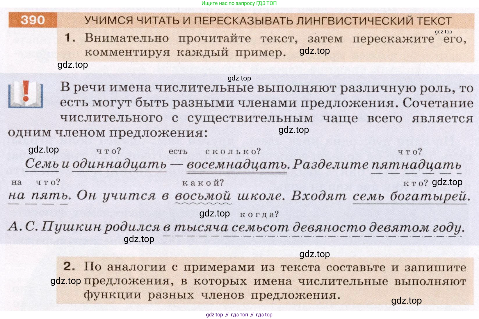 ГДЗ Русский язык, 6 класс Учебник, авторы: Разумовская Маргарита Михайловна, Львова Светлана Ивановна, Капинос Валентина Ивановна, Львов Валентин Витальевич, издательство Просвещение, Москва, 2019 - 2022, белого цвета, Часть 1, страница 141, номер 390, Условие