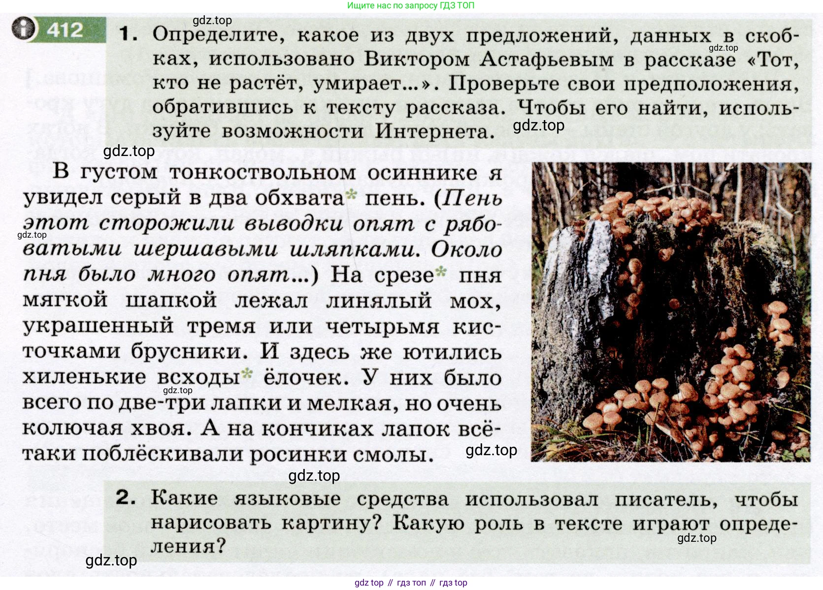 ГДЗ Русский язык, 6 класс Учебник, авторы: Разумовская Маргарита Михайловна, Львова Светлана Ивановна, Капинос Валентина Ивановна, Львов Валентин Витальевич, издательство Просвещение, Москва, 2019 - 2022, белого цвета, Часть 1, страница 149, номер 412, Условие