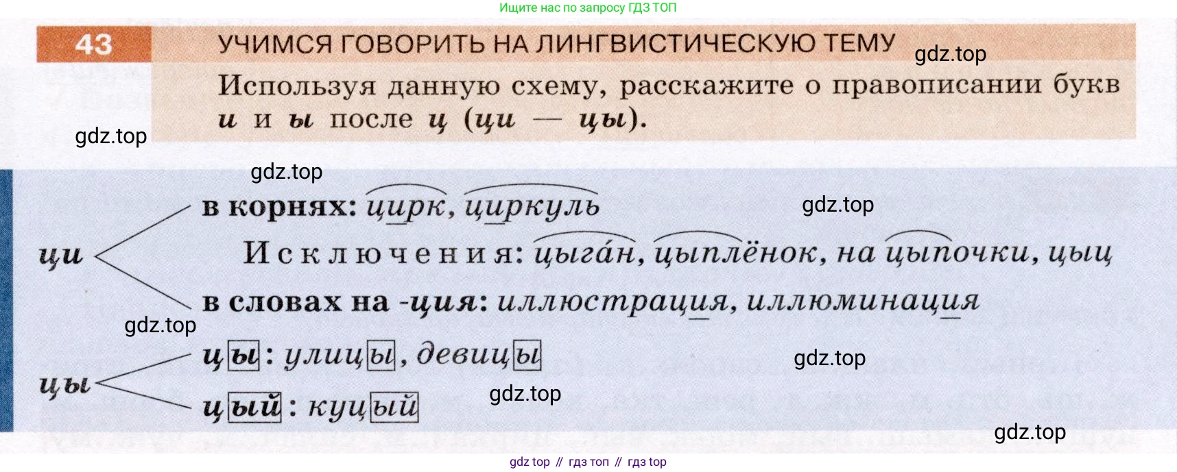ГДЗ Русский язык, 6 класс Учебник, авторы: Разумовская Маргарита Михайловна, Львова Светлана Ивановна, Капинос Валентина Ивановна, Львов Валентин Витальевич, издательство Просвещение, Москва, 2019 - 2022, белого цвета, Часть 1, страница 21, номер 43, Условие