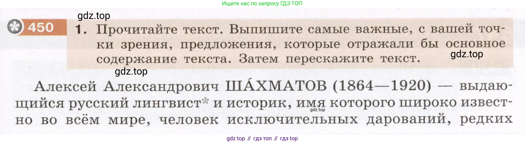 ГДЗ Русский язык, 6 класс Учебник, авторы: Разумовская Маргарита Михайловна, Львова Светлана Ивановна, Капинос Валентина Ивановна, Львов Валентин Витальевич, издательство Просвещение, Москва, 2019 - 2022, белого цвета, Часть 2, страница 13, номер 450, Условие