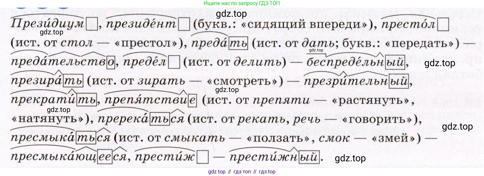 ГДЗ Русский язык, 6 класс Учебник, авторы: Разумовская Маргарита Михайловна, Львова Светлана Ивановна, Капинос Валентина Ивановна, Львов Валентин Витальевич, издательство Просвещение, Москва, 2019 - 2022, белого цвета, Часть 1, страница 24, номер 58, Условие (продолжение 2)